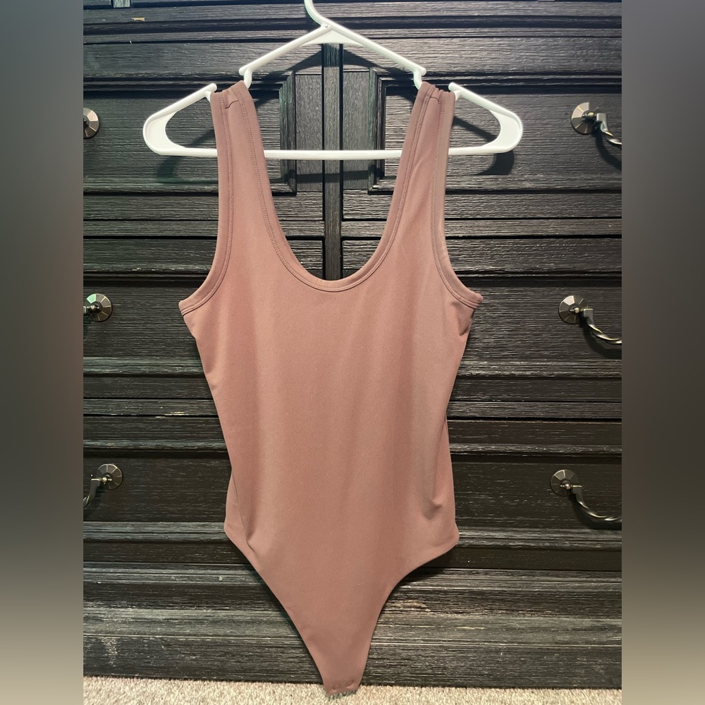 Nuuds One Piece Bodysuit in coffee